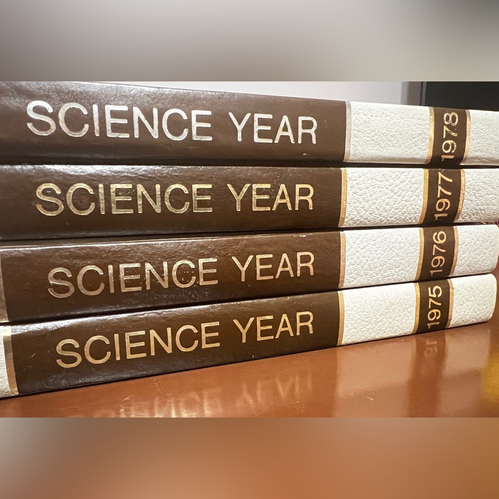 Brown and White Science Year Books (1975 to 1978)